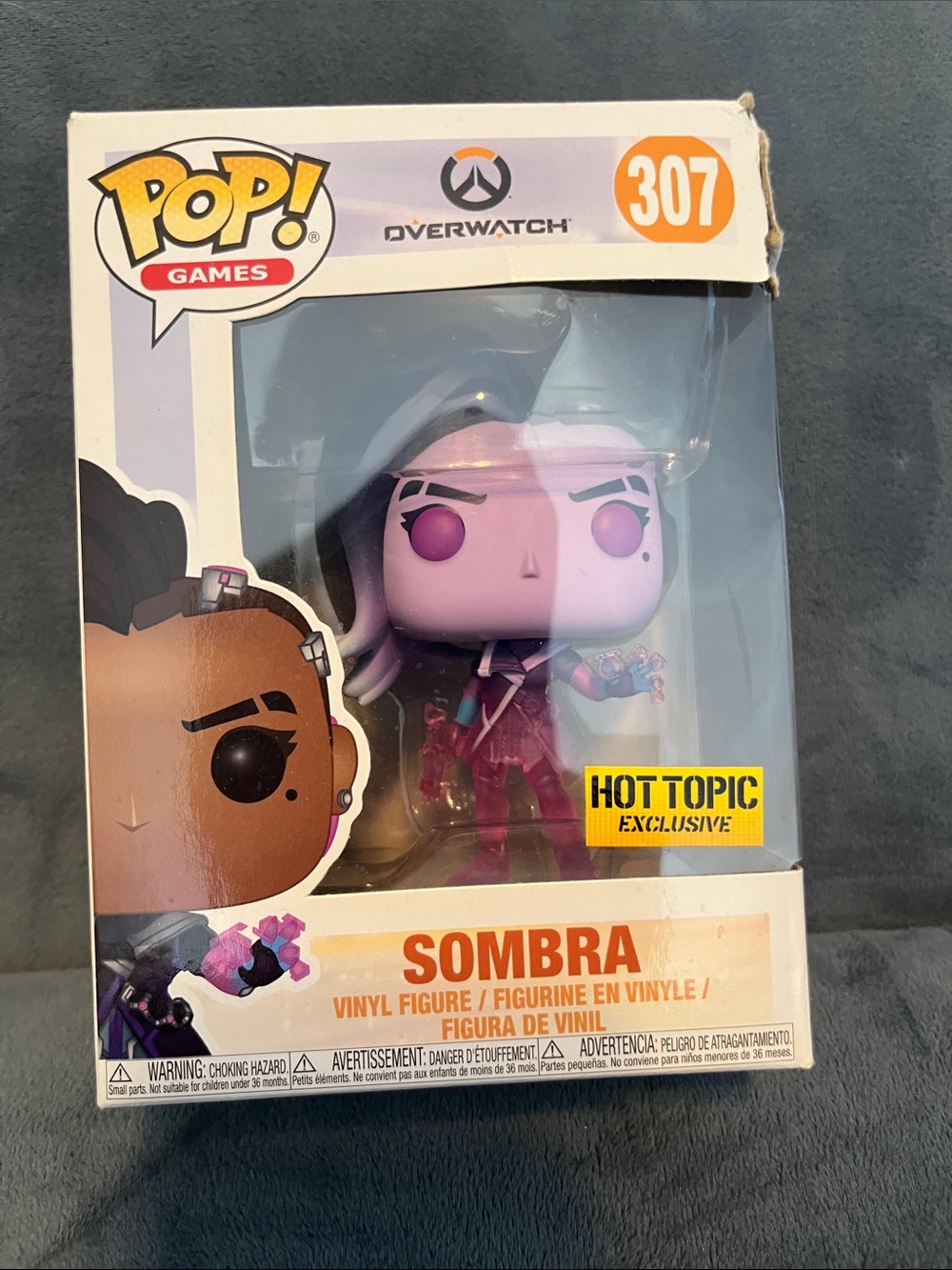 Funko Pop! Games Sombra - Purple and Pink Hot Topic Exclusive